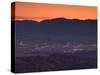 Coachella Valley And Palm Springs From Key's View, Joshua Tree National Park, California, USA-null-Stretched Canvas