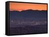 Coachella Valley And Palm Springs From Key's View, Joshua Tree National Park, California, USA-null-Framed Stretched Canvas