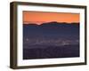 Coachella Valley And Palm Springs From Key's View, Joshua Tree National Park, California, USA-null-Framed Premium Photographic Print