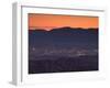 Coachella Valley And Palm Springs From Key's View, Joshua Tree National Park, California, USA-null-Framed Photographic Print