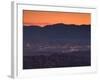 Coachella Valley And Palm Springs From Key's View, Joshua Tree National Park, California, USA-null-Framed Photographic Print