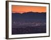 Coachella Valley And Palm Springs From Key's View, Joshua Tree National Park, California, USA-null-Framed Photographic Print