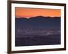 Coachella Valley And Palm Springs From Key's View, Joshua Tree National Park, California, USA-null-Framed Photographic Print