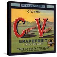 Coachella Valley Brand - Thermal, California - Citrus Crate Label-Lantern Press-Stretched Canvas