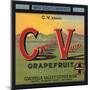 Coachella Valley Brand - Thermal, California - Citrus Crate Label-Lantern Press-Mounted Art Print