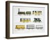 Coaches employed on the Liverpool and Manchester Railway, 1831-Henry Pyall-Framed Giclee Print