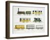 Coaches Employed on the Railway, Plate 7 from "Liverpool and Manchester Railway"-Thomas Talbot Bury-Framed Giclee Print