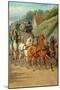 Coaching A Hundred Years Ago-John Sturgess-Mounted Giclee Print
