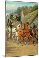 Coaching A Hundred Years Ago-John Sturgess-Mounted Giclee Print