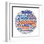 Coaching Concept In Word Collage-mypokcik-Framed Art Print