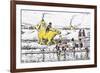 Coaching from the Bank Was No Sinecure Even in Those Days-Edward Tennyson Reed-Framed Giclee Print