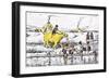 Coaching from the Bank Was No Sinecure Even in Those Days-Edward Tennyson Reed-Framed Giclee Print