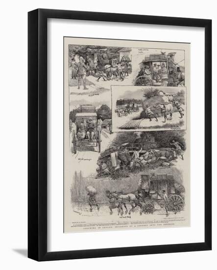 Coaching in Ceylon, Incidents of a Journey into the Interior-William Ralston-Framed Giclee Print