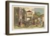 Coaching Inn Yard/1812-null-Framed Art Print