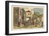 Coaching Inn Yard/1812-null-Framed Art Print