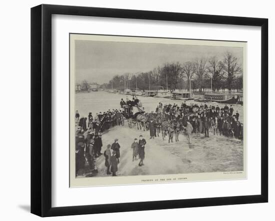 Coaching on the Isis at Oxford-null-Framed Giclee Print