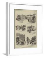 Coaching Routes, the Old Times to Virginia Water-null-Framed Giclee Print