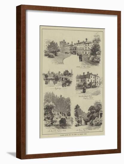 Coaching Routes, the Old Times to Virginia Water-null-Framed Giclee Print