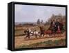 Coaching Scene-Henry Thomas Alken-Framed Stretched Canvas