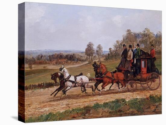 Coaching Scene-Henry Thomas Alken-Stretched Canvas