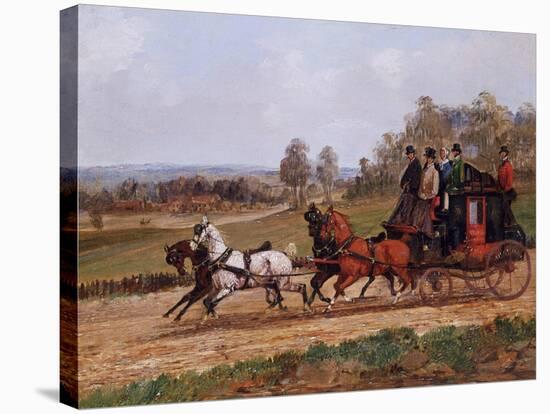 Coaching Scene-Henry Thomas Alken-Stretched Canvas