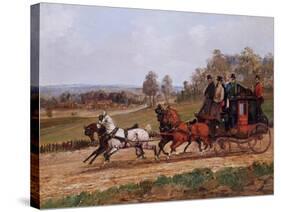 Coaching Scene-Henry Thomas Alken-Stretched Canvas