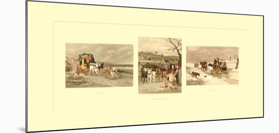 Coaching-William J. Shayer Jnr-Mounted Art Print