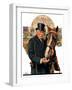 "Coachman and Horse,"November 29, 1930-J.F. Kernan-Framed Giclee Print