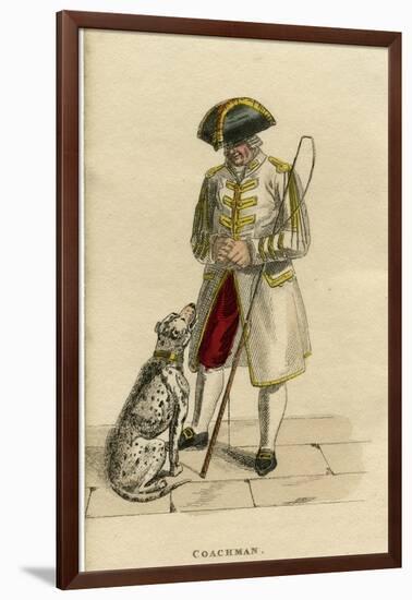 Coachman's Dalmatian-null-Framed Art Print