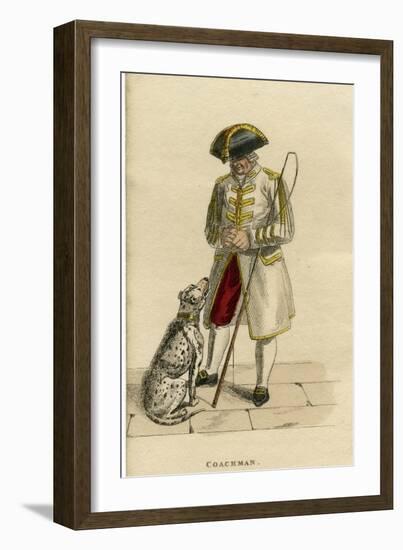 Coachman's Dalmatian-null-Framed Art Print