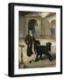 Coachman with Newfoundland Dog-John E. Ferneley-Framed Giclee Print