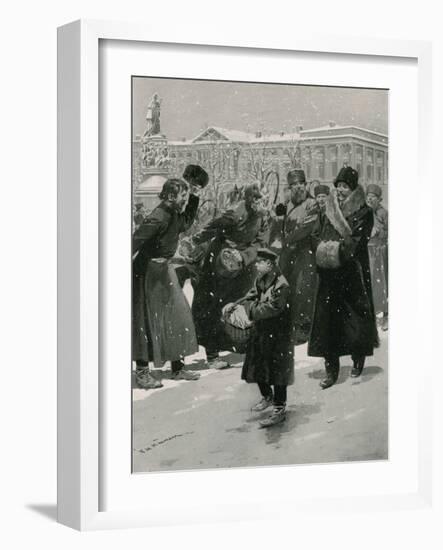 Coachmen of Nevsky Prospect-Frederic De Haenen-Framed Giclee Print