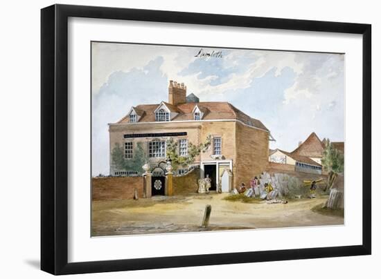 Coade Stone Factory, Narrow Wall, Lambeth, London, C1800-null-Framed Giclee Print