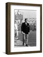 Coah Hank Stram of the Kansas City Chiefs, Super Bowl I, Los Angeles, CA, January 15, 1967-Bill Ray-Framed Photographic Print