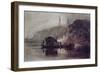 Coal Barges on the Medway-Luke Clennell-Framed Giclee Print