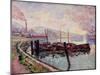 Coal Barges-Jean Baptiste Armand Guillaumin-Mounted Giclee Print