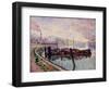 Coal Barges-Jean Baptiste Armand Guillaumin-Framed Giclee Print