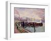 Coal Barges-Jean Baptiste Armand Guillaumin-Framed Giclee Print