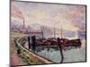 Coal Barges-Jean Baptiste Armand Guillaumin-Mounted Giclee Print