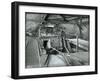 Coal Car with Operator, Franklin Mine-Asahel Curtis-Framed Giclee Print