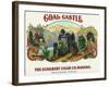 Coal Castle Brand Cigar Box Label-Lantern Press-Framed Art Print