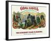 Coal Castle Brand Cigar Box Label-Lantern Press-Framed Art Print