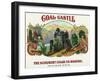 Coal Castle Brand Cigar Box Label-Lantern Press-Framed Art Print