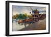 Coal Crane, Clichy, 1884 (Oil on Canvas)-Paul Signac-Framed Giclee Print