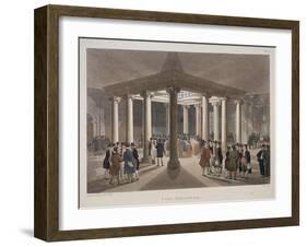 Coal Exchange, London, 1808-Augustus Charles Pugin-Framed Giclee Print