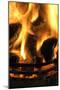 Coal Fire-Duncan Shaw-Mounted Photographic Print