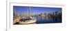 Coal Harbour, Vancouver, British Columbia, Canada-Walter Bibikow-Framed Photographic Print