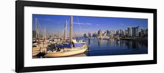 Coal Harbour, Vancouver, British Columbia, Canada-Walter Bibikow-Framed Photographic Print