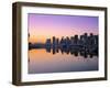 Coal Harbour, Vancouver, British Columbia, Canada-Walter Bibikow-Framed Photographic Print