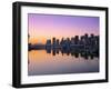 Coal Harbour, Vancouver, British Columbia, Canada-Walter Bibikow-Framed Photographic Print